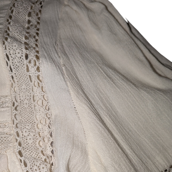 American Eagle Boho Peasant Top Medium - Picture 3 of 7